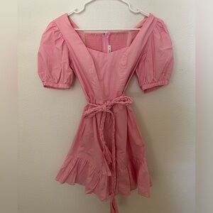 The Impeccable Pig Pink Rope Dress